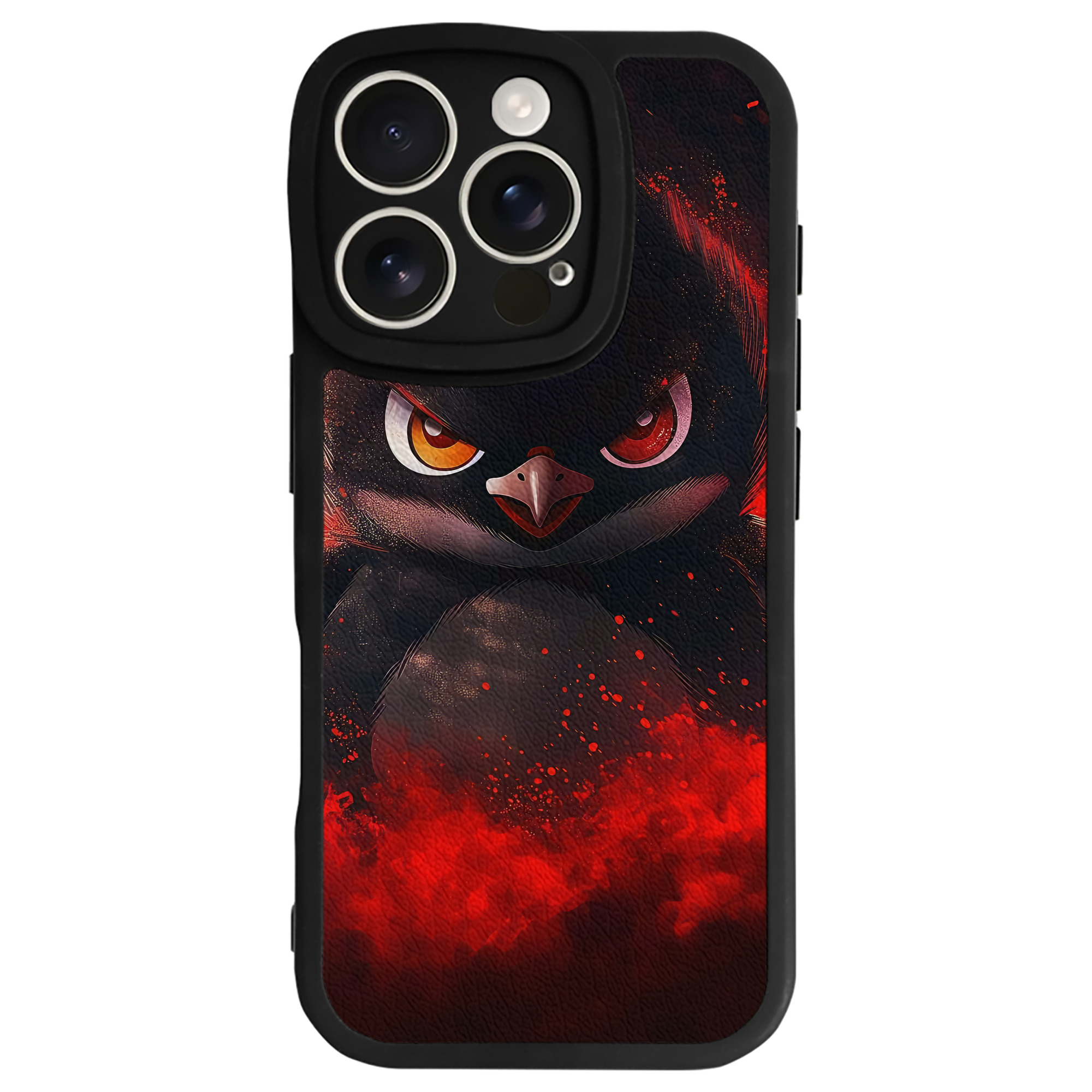 （画像用） Angry Birds アングリーバード 【iPhone 16シリーズ対応】シリコンスマホケース（レザー調） 材質：シリコン